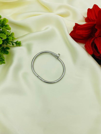 Nail Bangle Stainless Steel