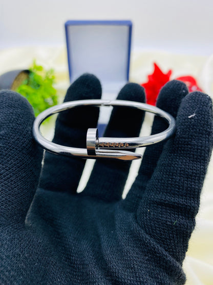 Nail Bangle Stainless Steel