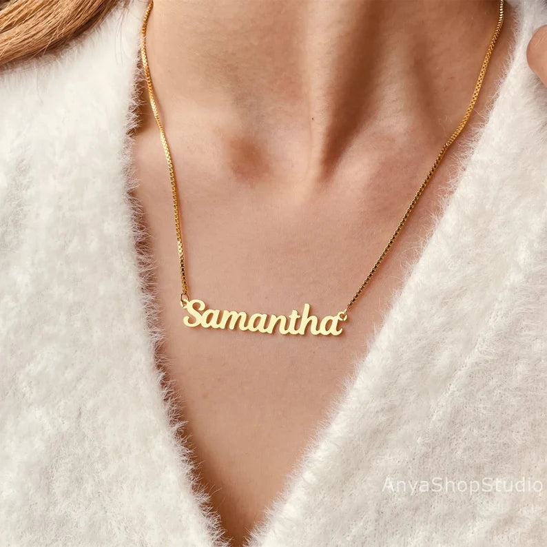 Custom Name Necklace Birthday Gift for her